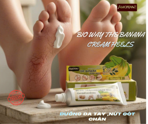 Nứt gót chân,mền da tay Bio Way the banana cream hells
